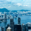 Explore the majestic Hong Kong skyline with its iconic skyscrapers and vibrant harbor.